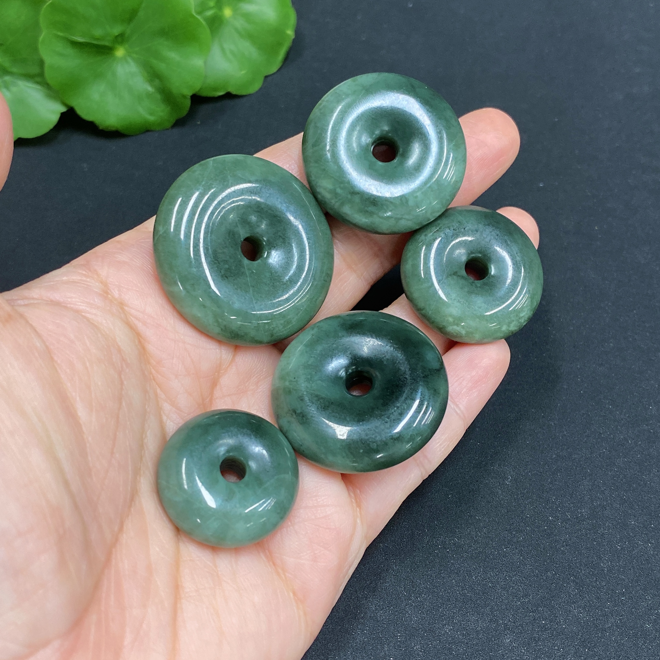 H30572148 Hetian Jade Pendant, Peace Buckle, Total Weight Approx. 60.9g