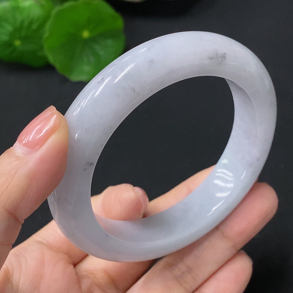 F35088359 Jadeite Round Bangle Size 52mm Total Weight Approx. 63g