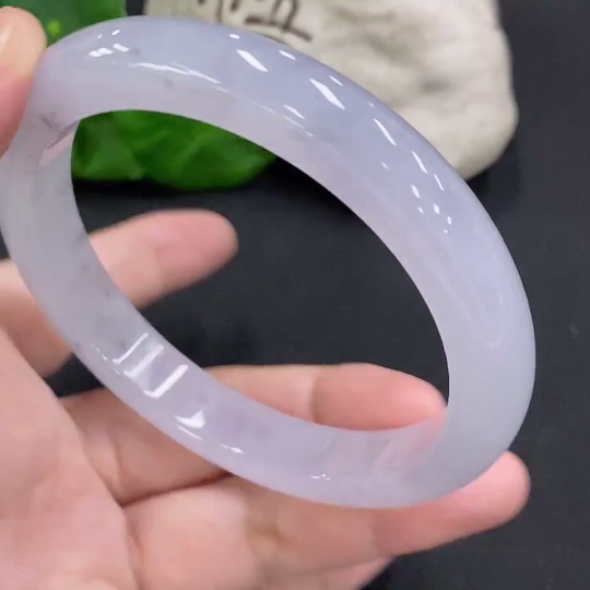 F34001702 Jadeite Round Bracelet Size 65 Total Weight Approx. 69.3g