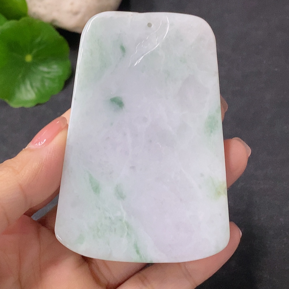 F34041842 Jadeite Pendant Landscape Plaque Total Weight Approx. 115.22g