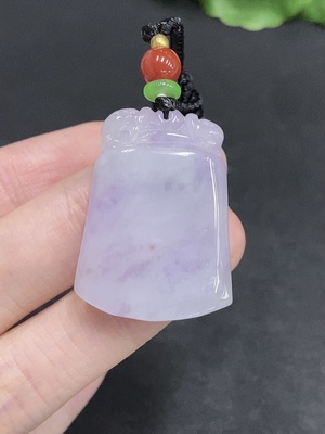 F35123834 Jadeite Antique Pendant Total Weight Approx. 13.4g (Including Rope Weight) Beads Not Jadeite