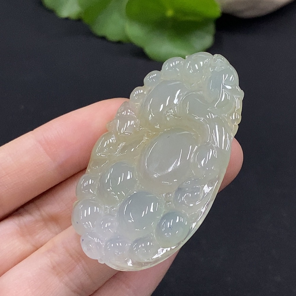 F33927588 Jadeite Pendant Total Weight Approx. 19.69g