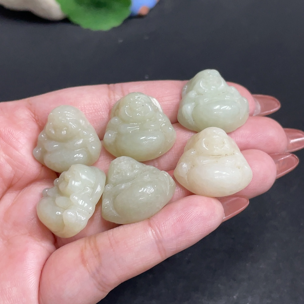 H34054277 Hetian Jade Pendant Buddha Total Weight Approx. 38g