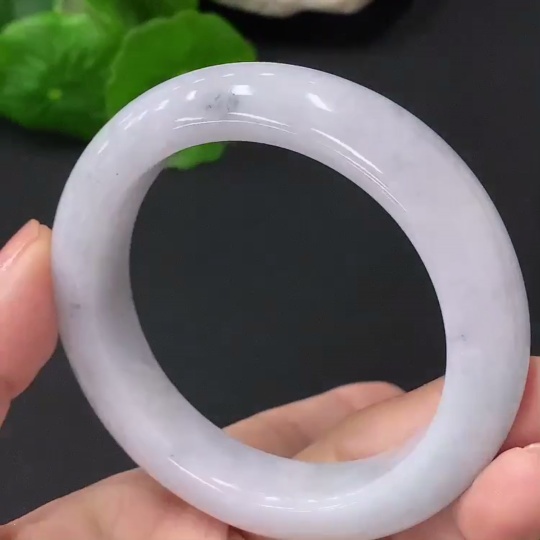 F35088359 Jadeite Round Bangle Size 52mm Total Weight Approx. 63g