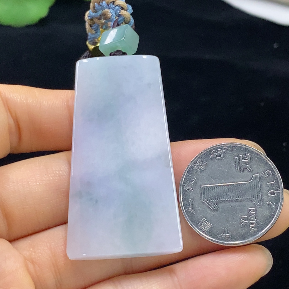 F32789582 Jadeite Antique Pendant, Total Weight Approx. 24.69g (including rope weight)