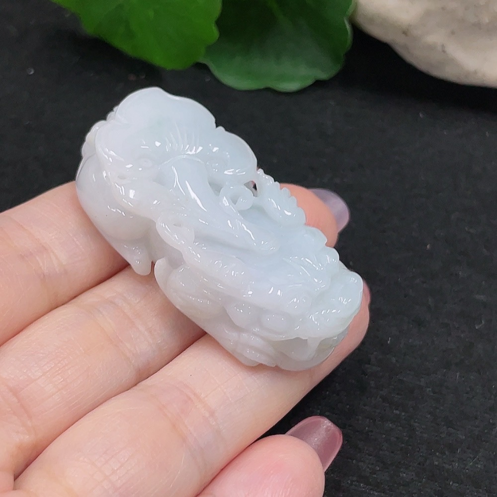 F33826579 Jadeite Pi Xiu Pendant, Total Weight Approx. 29.8g