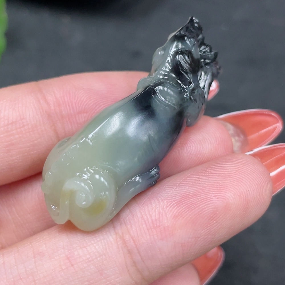 H34961187 Hetian Jade Pendant - Prosperity, Total Weight Approx. 10.7g