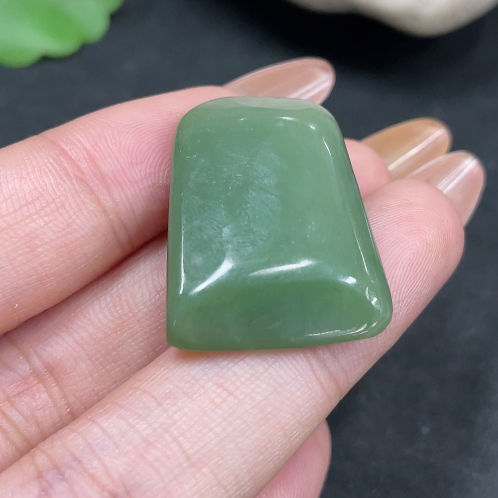 H32706363 Hetian Jade Pendant Plain Pendant Total Weight About 6.4g