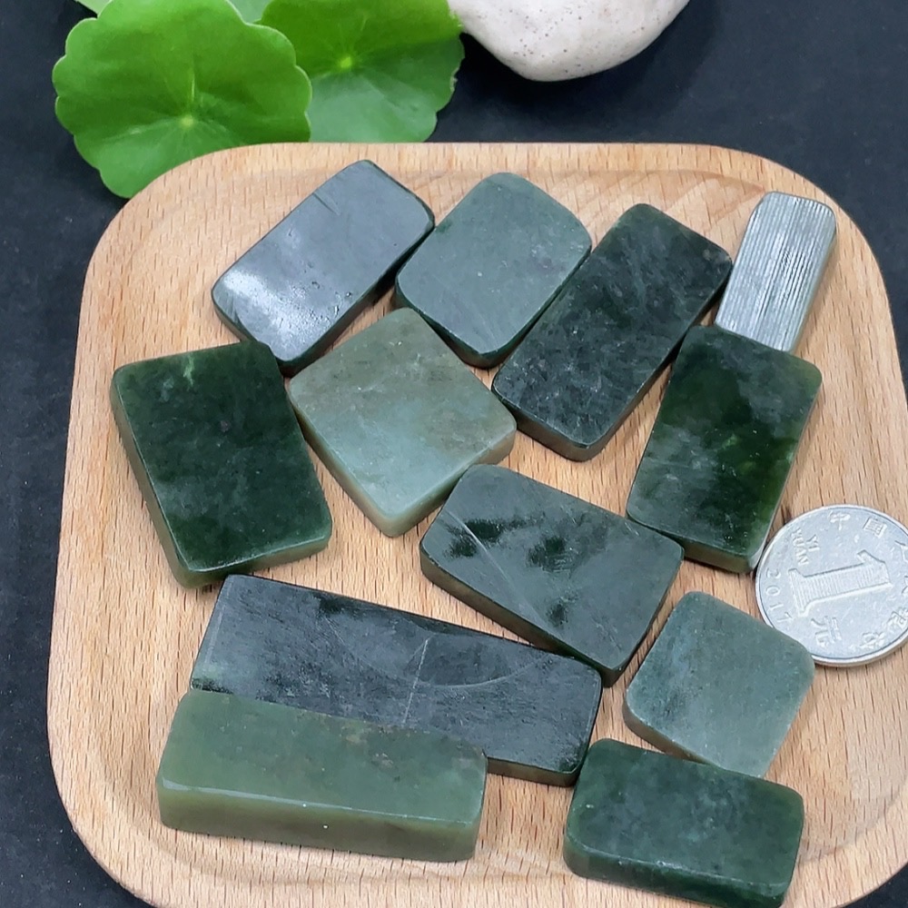 H32706282 Hetian Jade Pendant Plain Pendant Total Weight About 171.7g