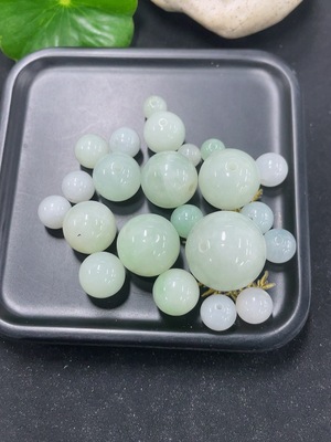 F46552116 翡翠珠子 一手走20+ 货品总重约43.42g