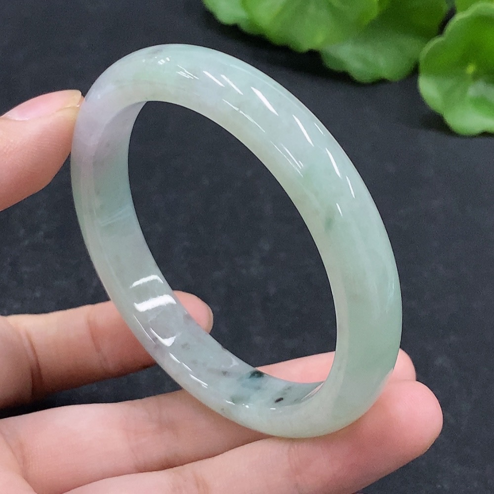 F33946980 Jadeite Round Bracelet Size 53.7 Total Weight Approx. 39.87g