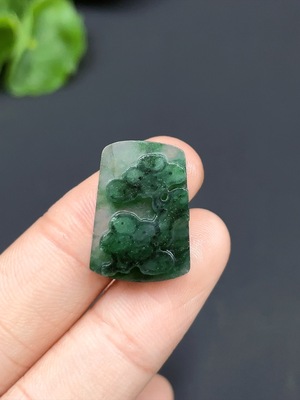 F24727875 Jadeite Rough Pendant Total Weight Approx. 3.25g