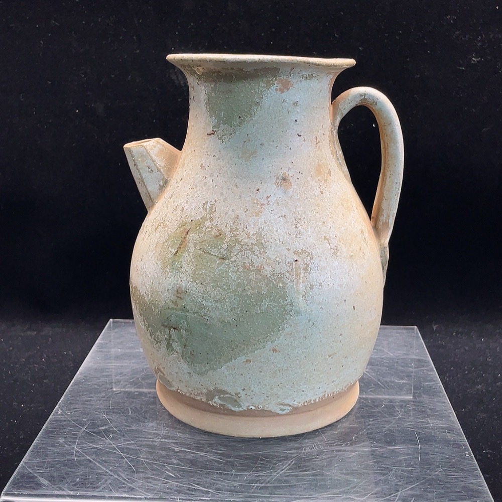 W28240107 Doubtful Ceramic Intact Changsha Kiln Inscription Spouted Pot (subject to the actual item)
