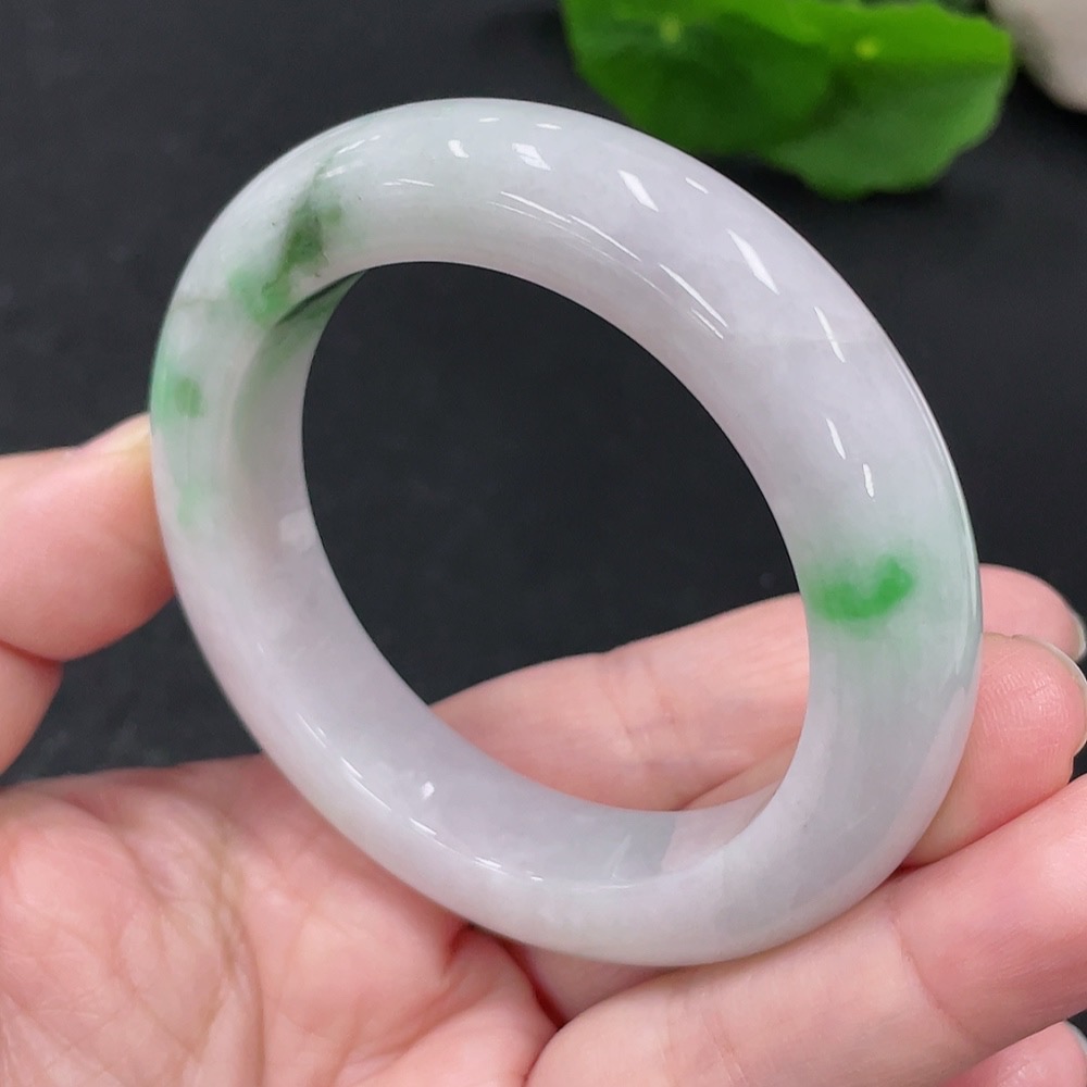 F29344755 Jadeite Round Bracelet Size 50.4 Total Weight Approx. 63.6g (with other mineral components)