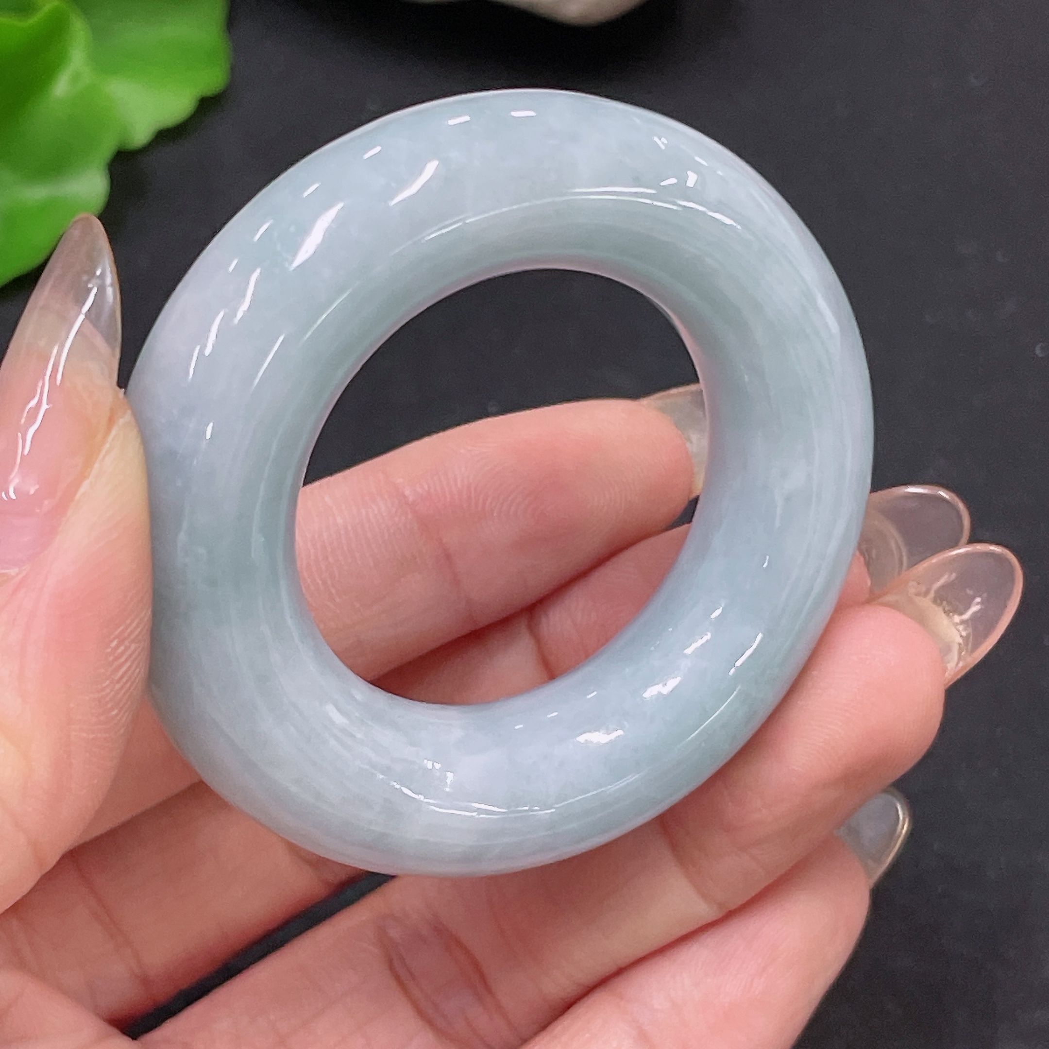 F34064927 Jadeite Pendant Peace Ring Total Weight Approx. 49.18g