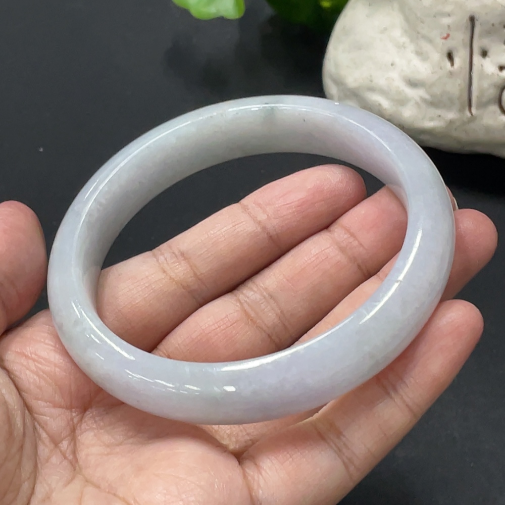 F34019669 Jadeite Round Bracelet, Total Weight Approx. 66.67g, Size 63