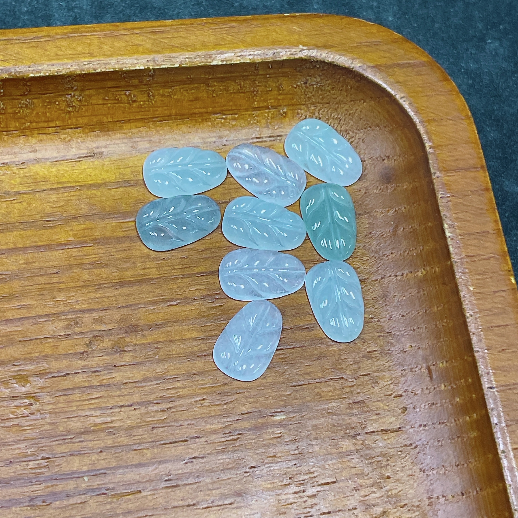 F35138440 Jadeite Pendant Leaves Sell as a Lot