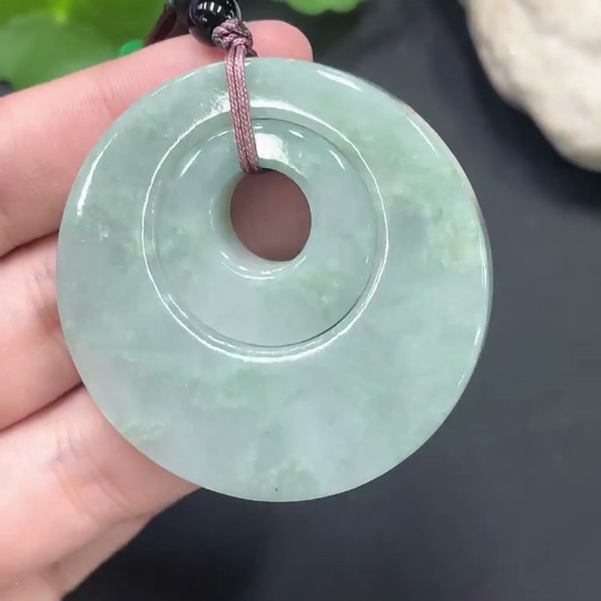 F16734367 Jadeite Pendant with Non-Grade A Beads