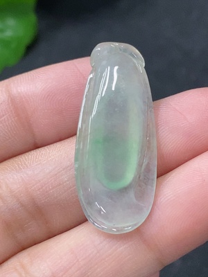 F33887466 Jadeite Pendant Fu Gua Total Weight Approx. 3.25g