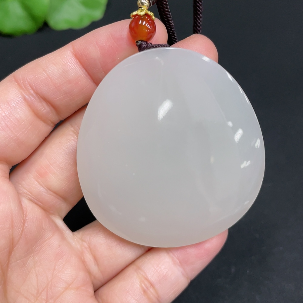 H34052052 Hetian Jade Pendant, Plain Pendant
