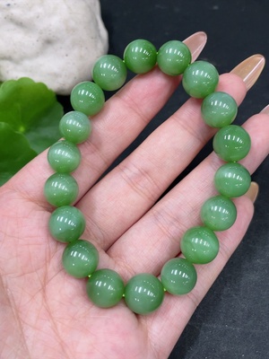 H31672433 Hetian Jade Bracelet, approx. 10.6mm, total weight approx. 35.5g