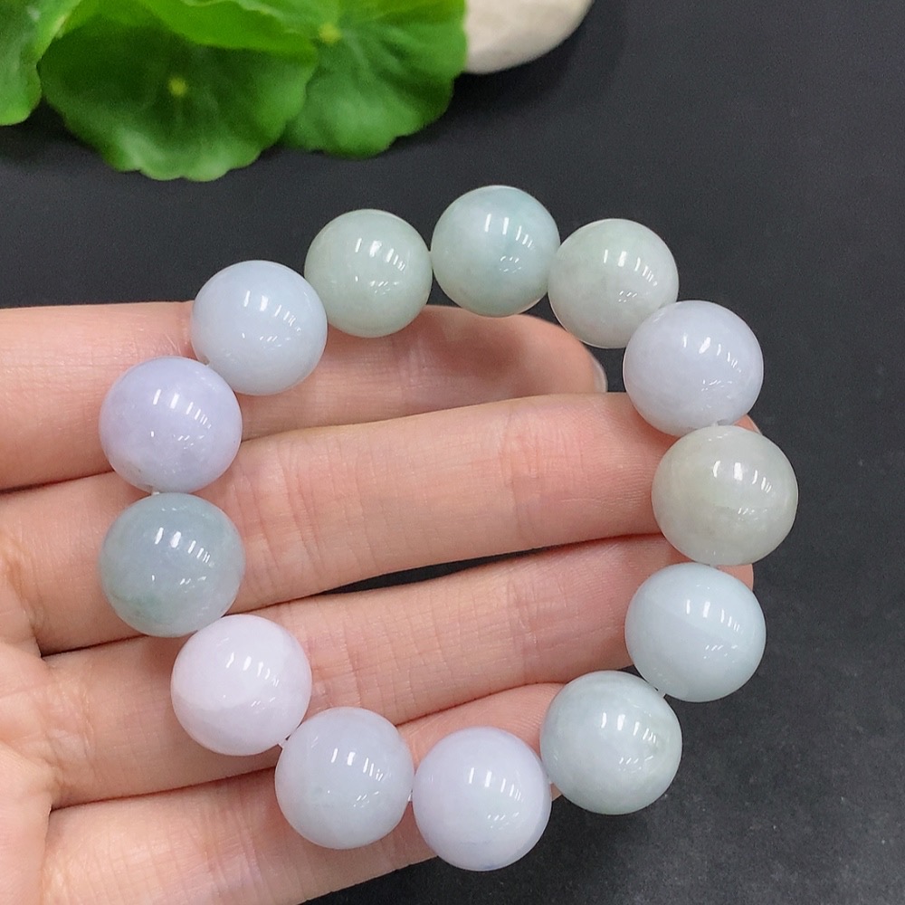 F35124100 Jadeite Bracelet Total Weight Approx. 51.5g Size 13.3mm