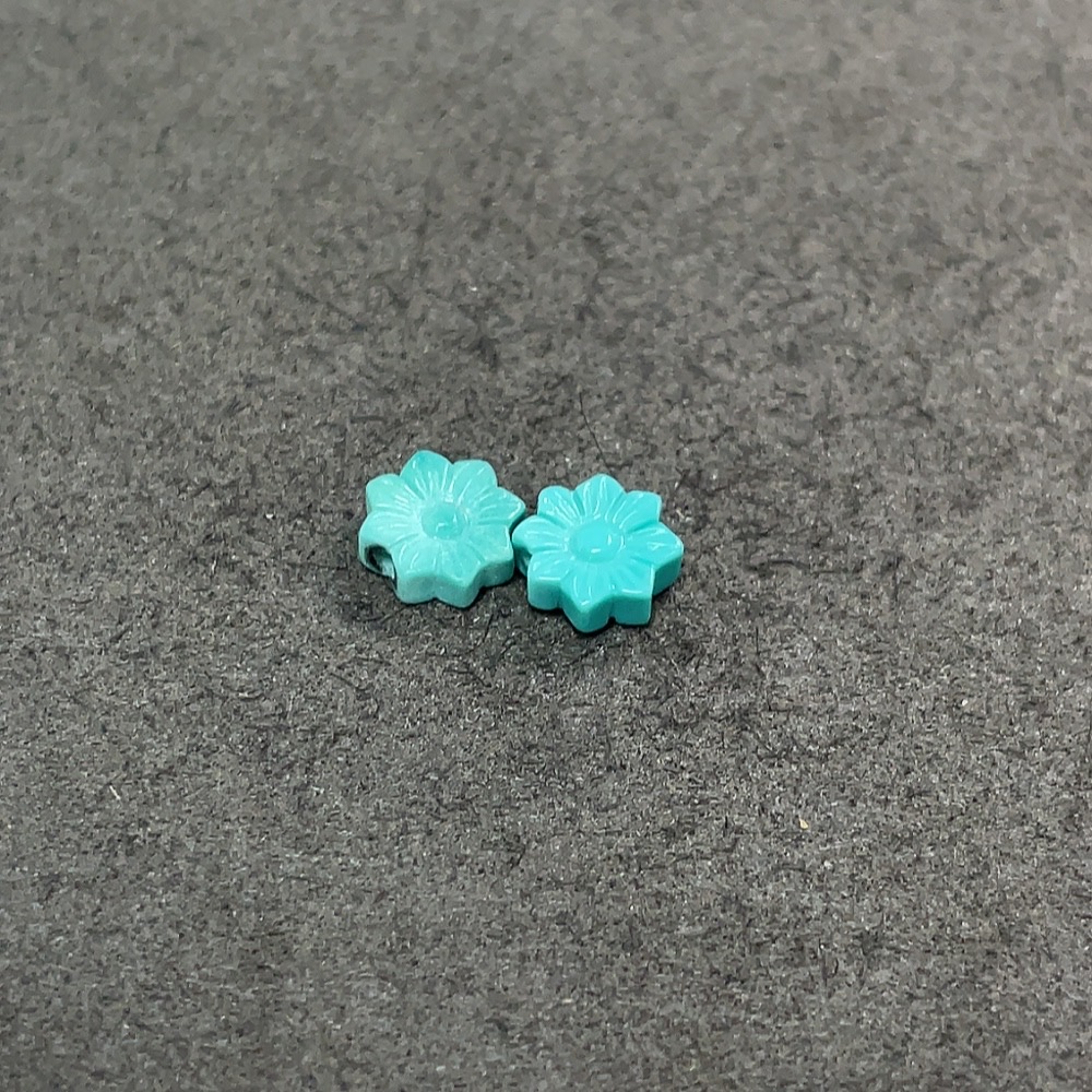 C34990542 Turquoise Jewelry, Color Origin Undetermined, Containing Other Mineral Components, Total Weight Approximately 0.47g, Sell as a Lot