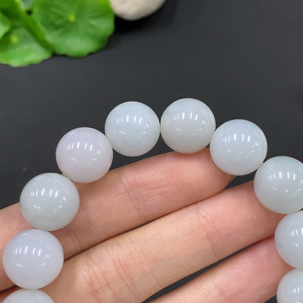 F28218795 Jadeite Bead Bracelet Approx.13.2mm Total Weight Approx.66.4g