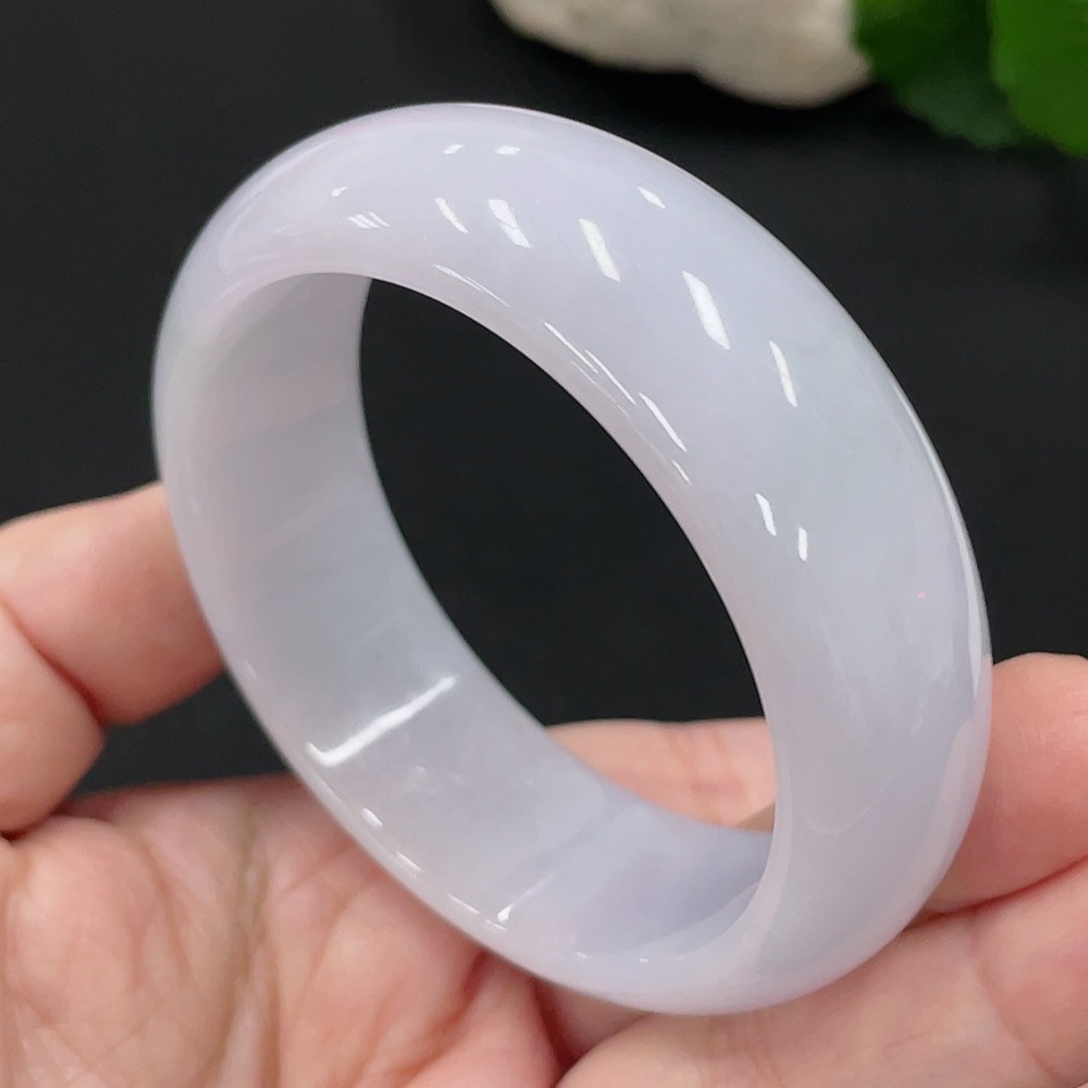 F25905734 Jadeite Round Bangle Size 54.5 Total Weight Approx. 76g