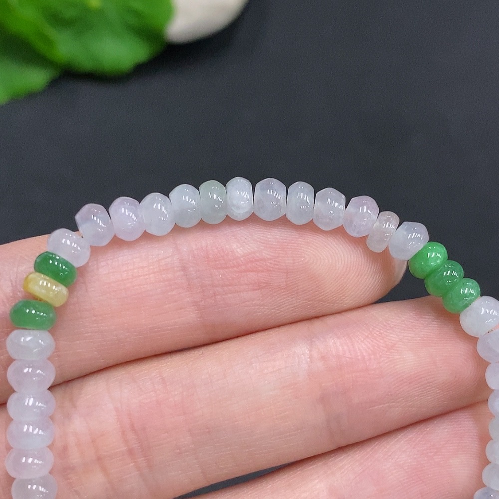 F35078191 Jadeite Bracelet Non-Gold Inlaid Total Weight About 8.7g Size Approx. 4.8mm