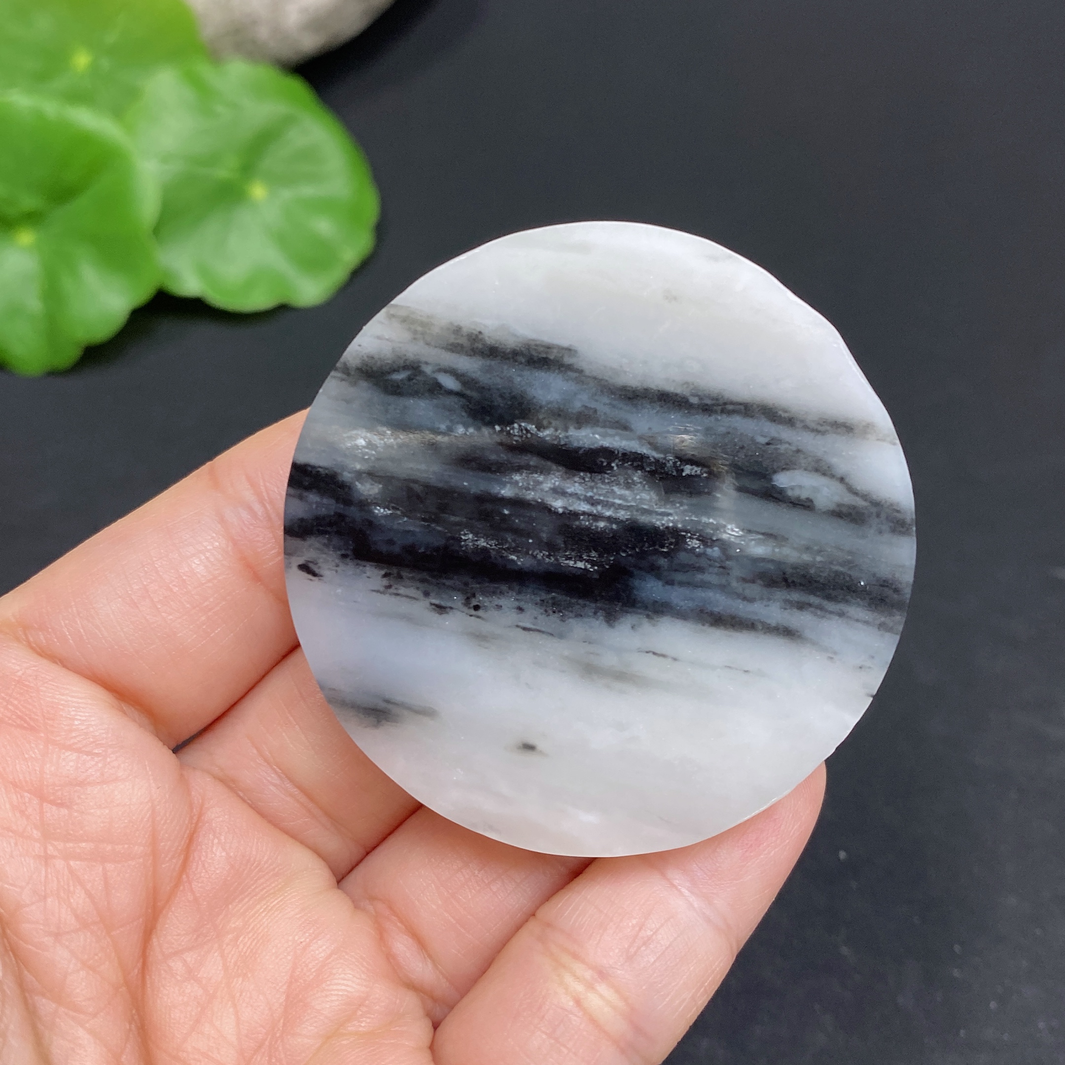 H32812515 Hetian Jade Pendant Plain Pendant Total Weight About 36g