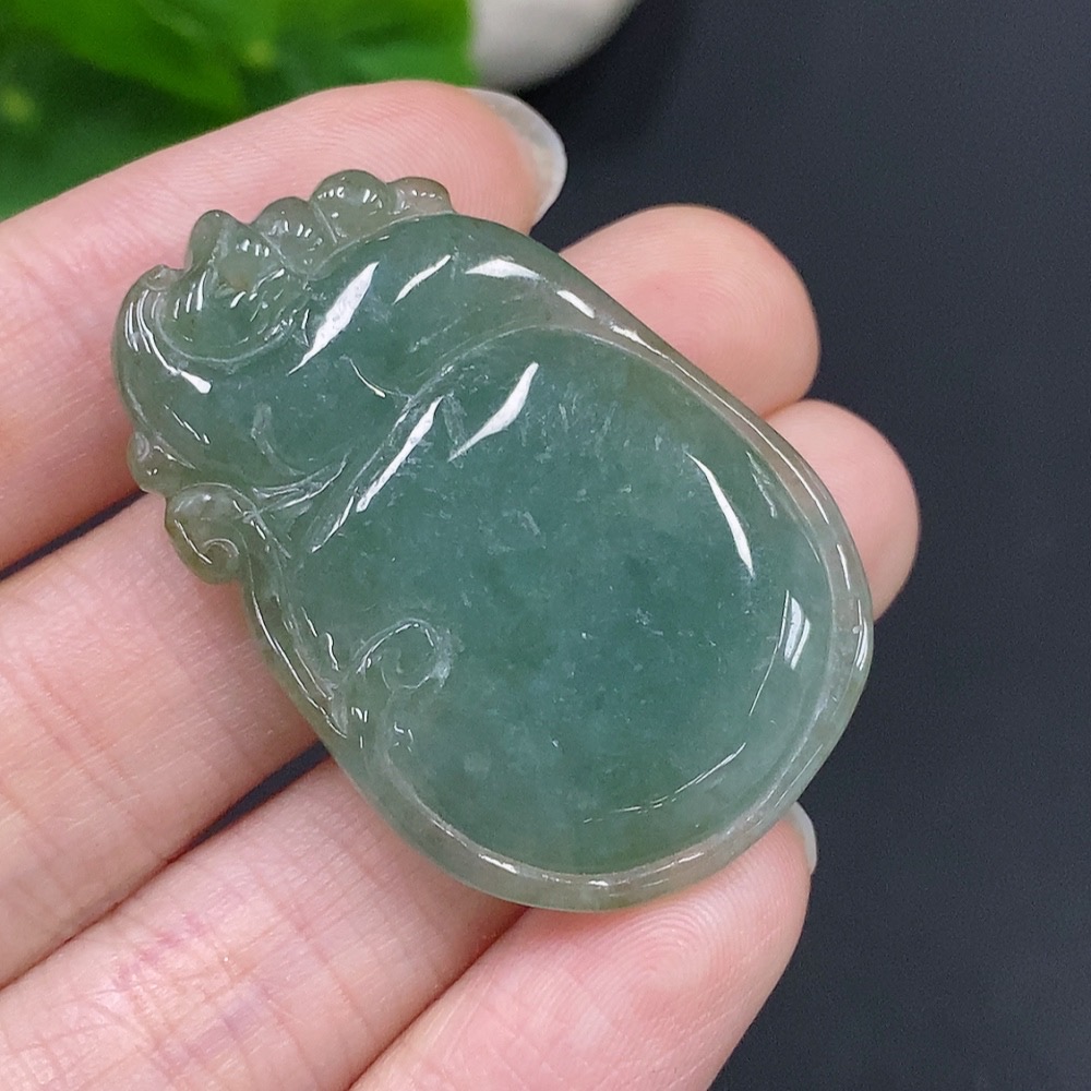 F28272675 Jadeite Pi Xiu Pendant, Total Weight Approx. 13.6g