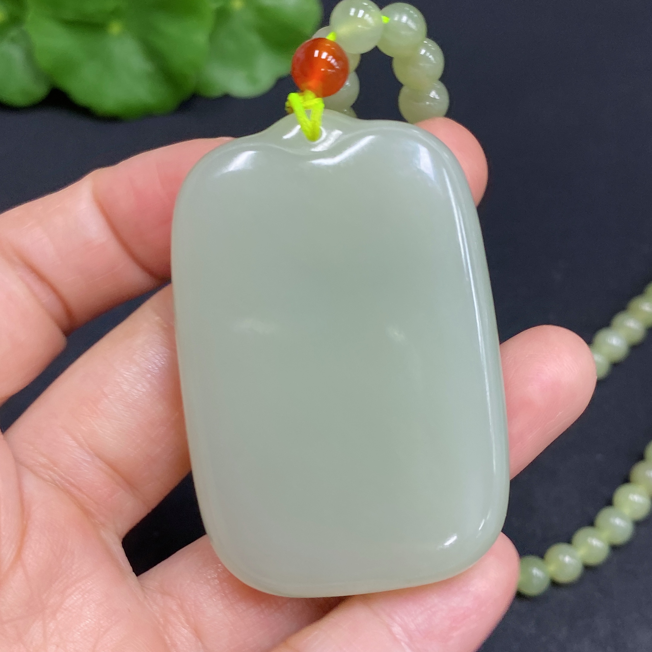 H32703281 Hetian Jade Pendant Plain Pendant