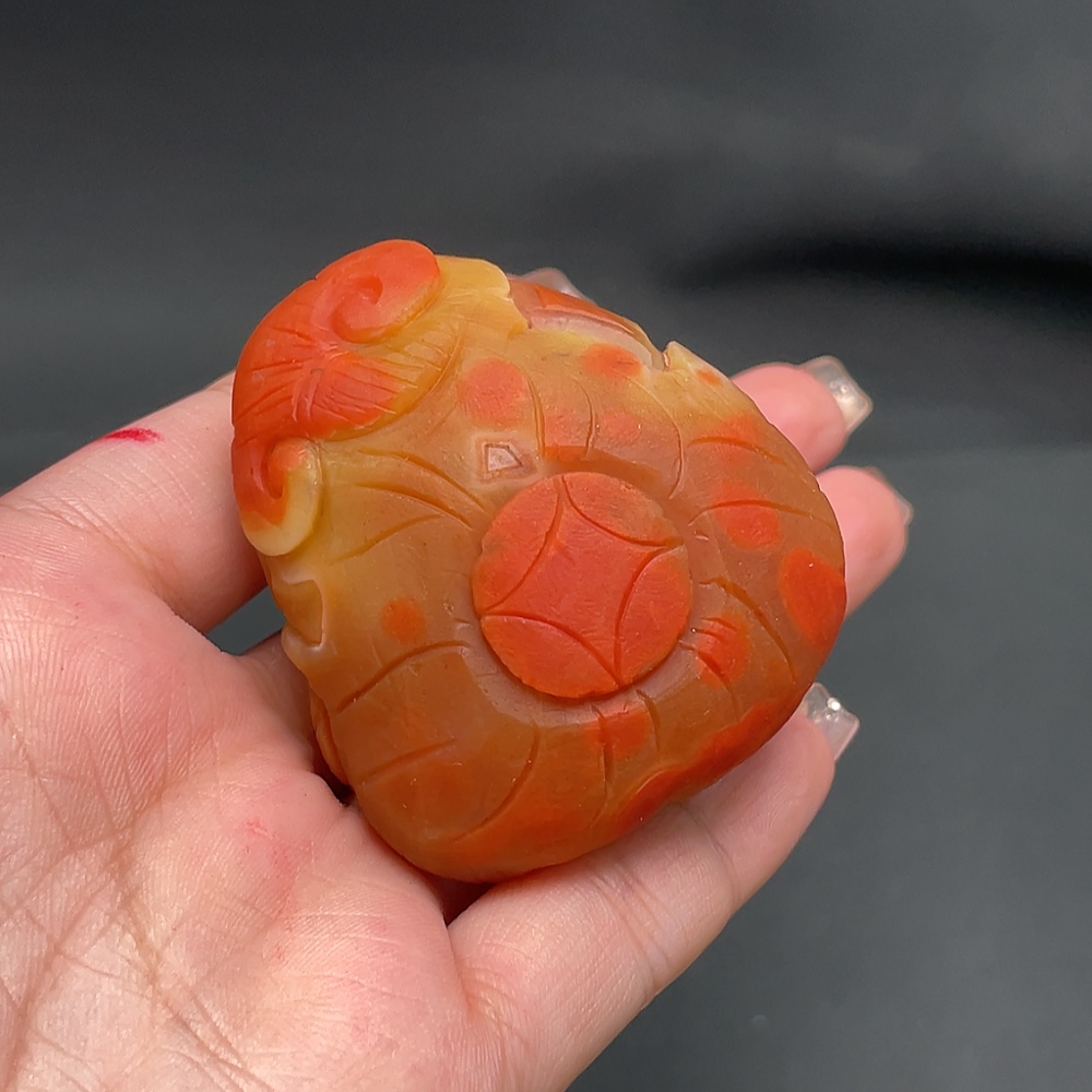 C14537414 South Red Agate Pendant Approx. 112.05g