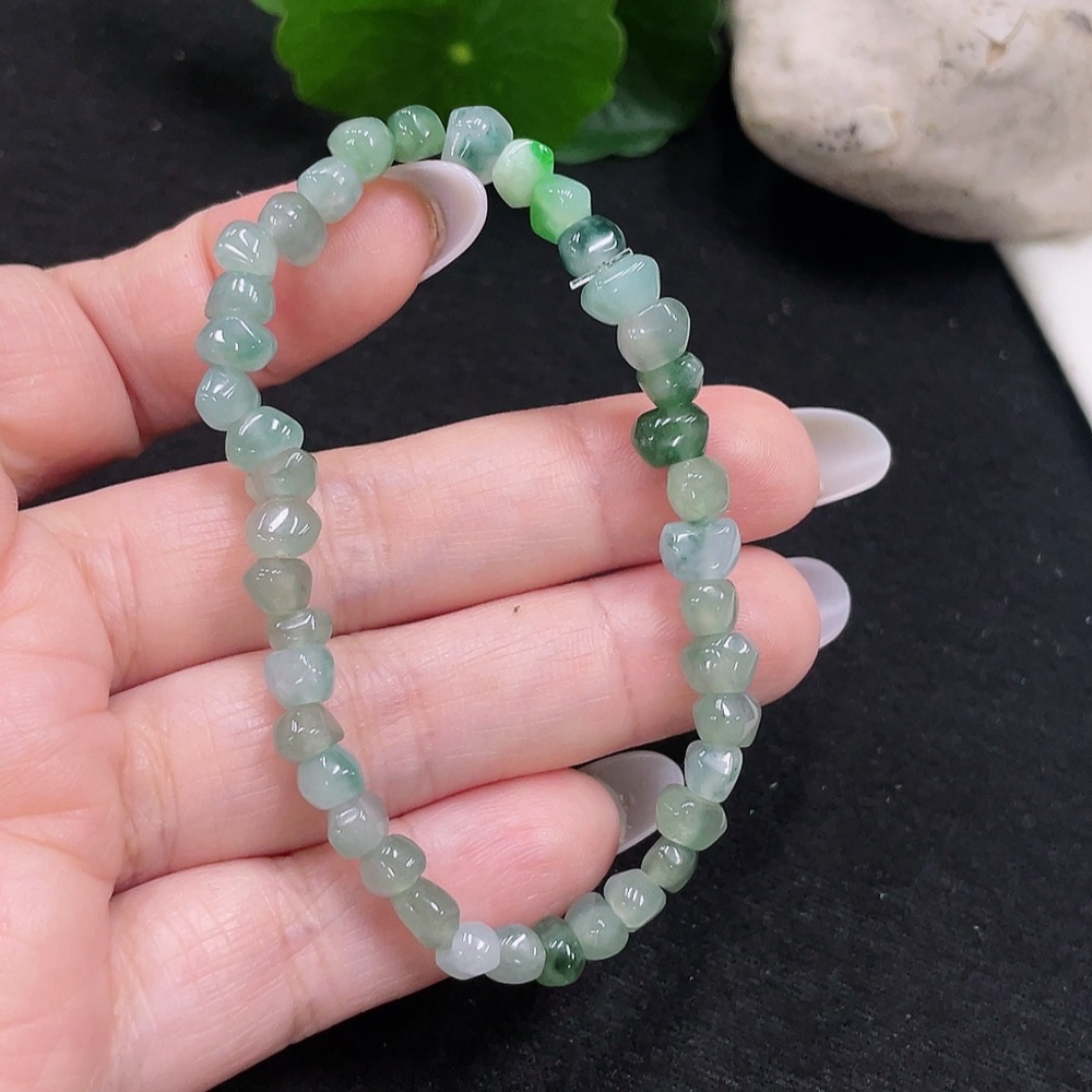 F33916518 Jadeite Bracelet Total Weight About 9.4g