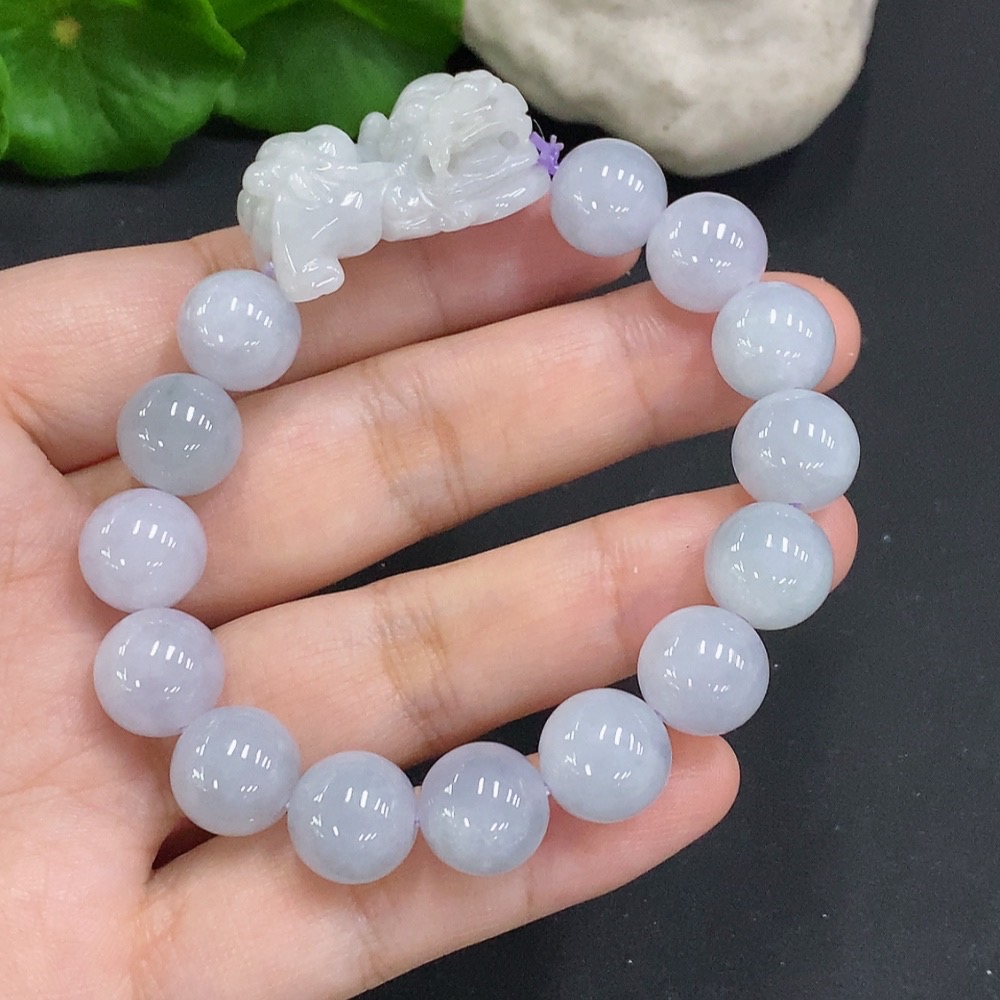 F35107452 Jadeite Pi Xiu Bracelet, Total Weight Approx. 48.6g, Size About 11.3mm