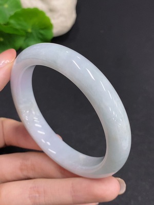 F34061243 Jadeite Round Bracelet Total Weight Approx. 60g Size 57