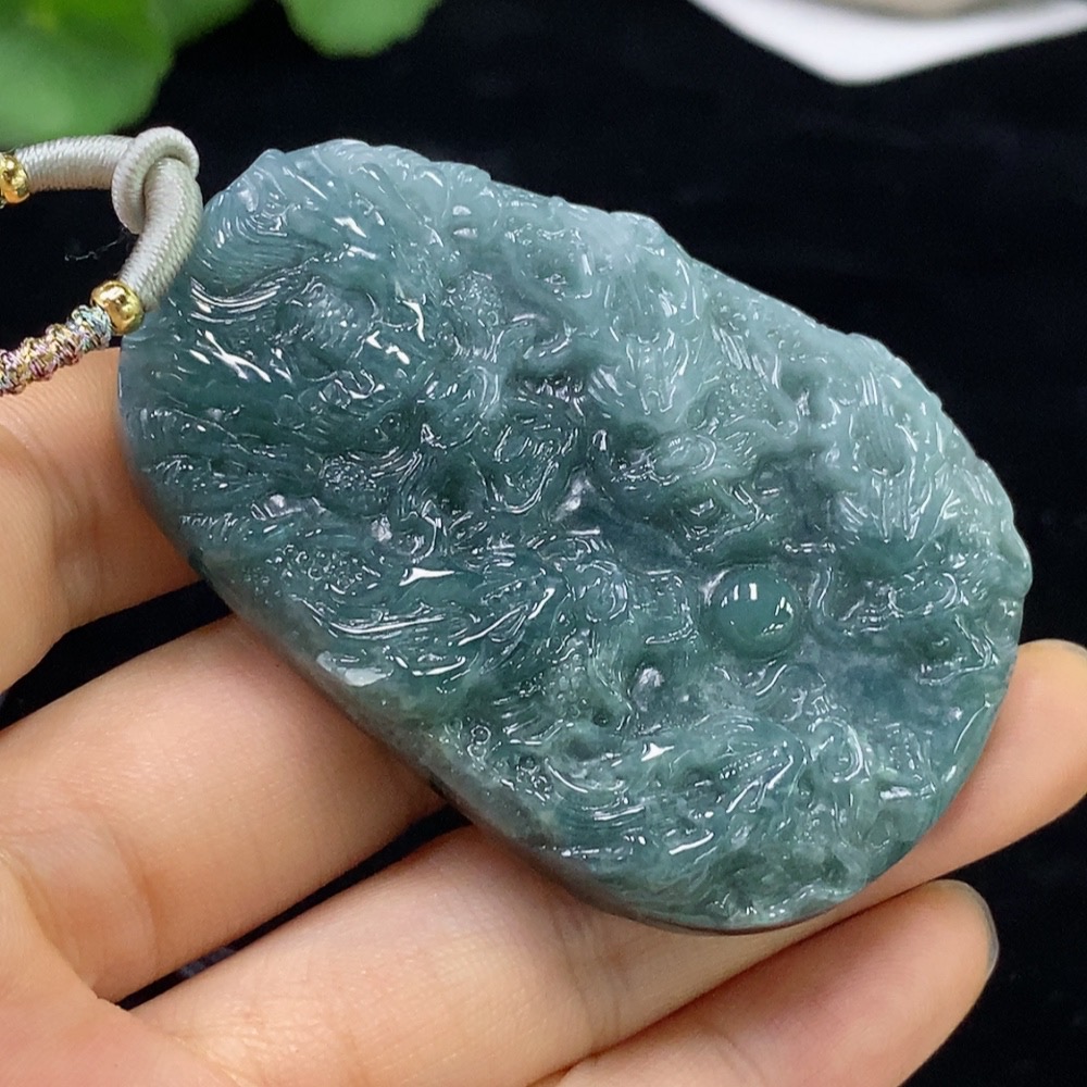 F31652237 JadeiteDragon Pendant