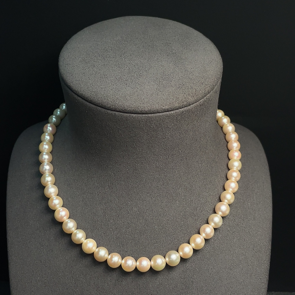 C33890091 Seawater Pearl Necklace with Pearls, Non-Gold, Total Weight Approx. 42.07g, Size About 8.3mm