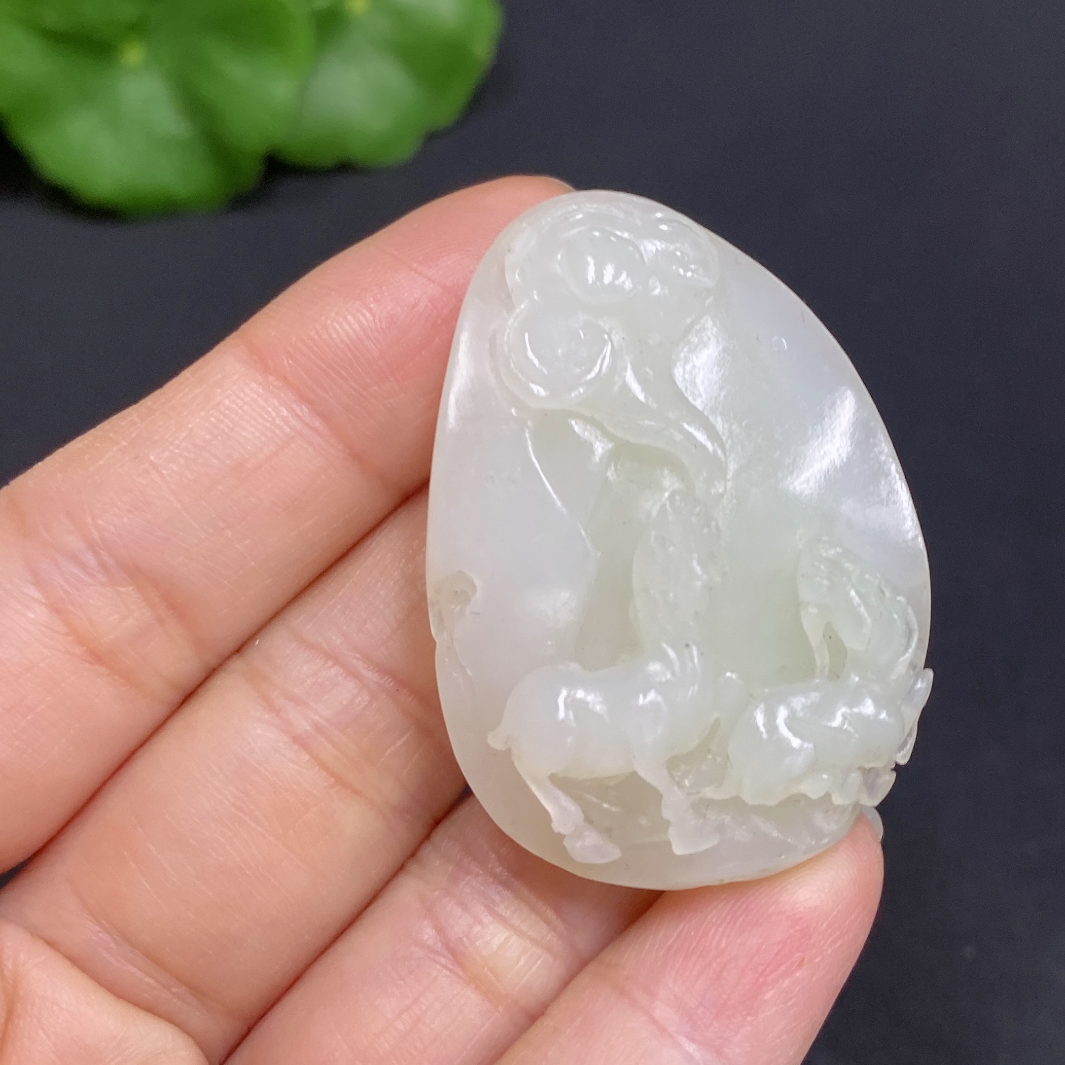 H31584407 Hetian Jade Pendant - All Wishes Fulfilled - Total Weight Approx. 19.6g