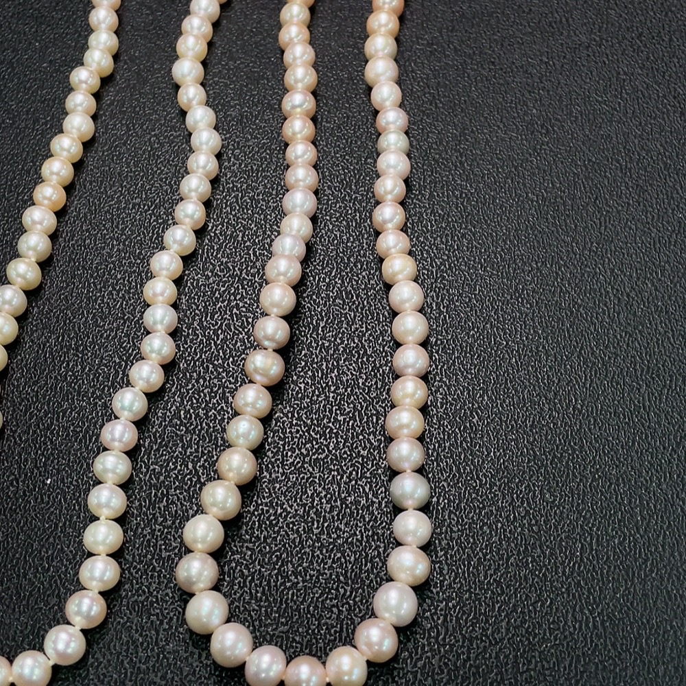 C35091908 Pearl Bead Necklace Non-Gold Total Weight Approximately 63.41g Sell as a Lot