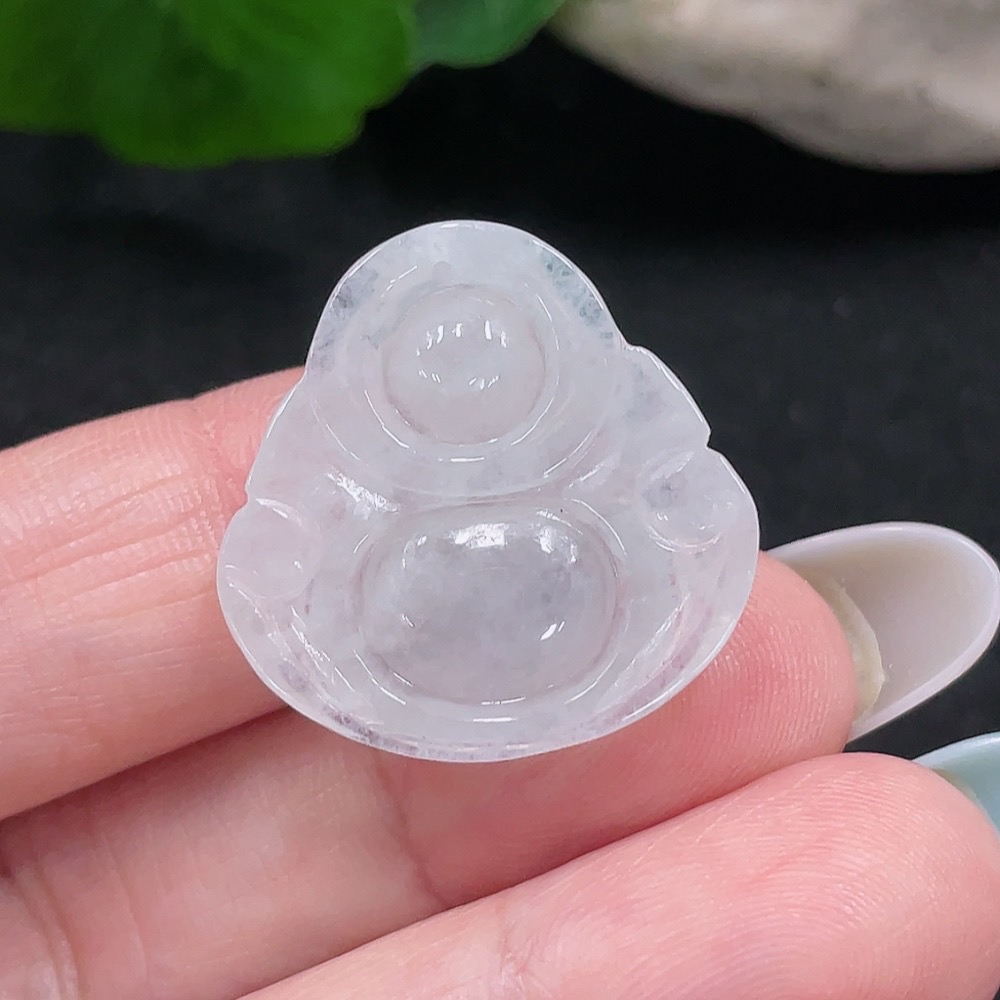 F33899517 Jadeite Buddha Pendant, Total Weight Approx. 4g