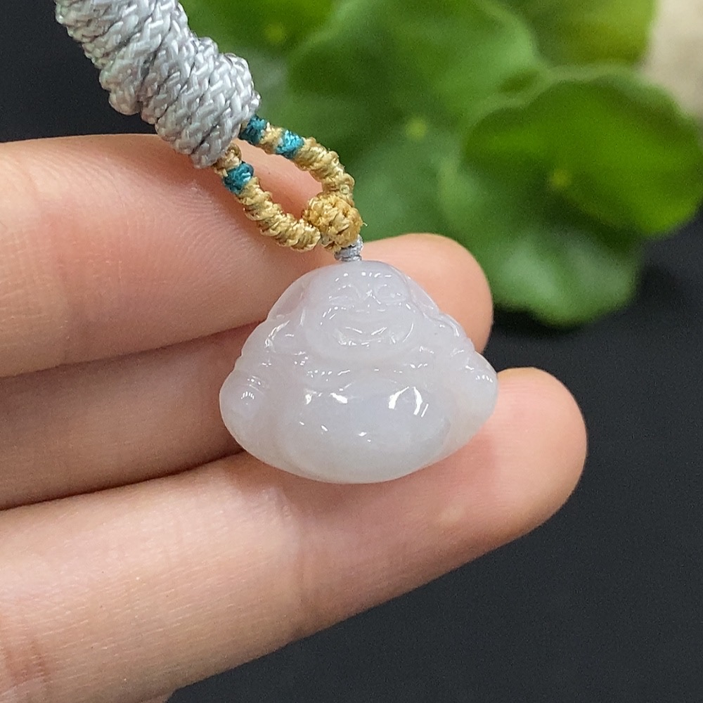 F35166298 Jadeite Buddha Pendant Total Weight Approx. 3.58g