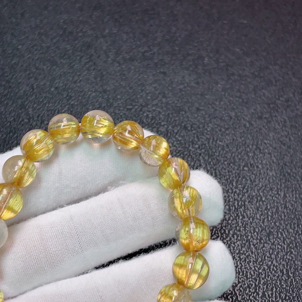 C34006900 Crystal Bracelet Total Weight Approx. 22.39g Size About 8.6mm