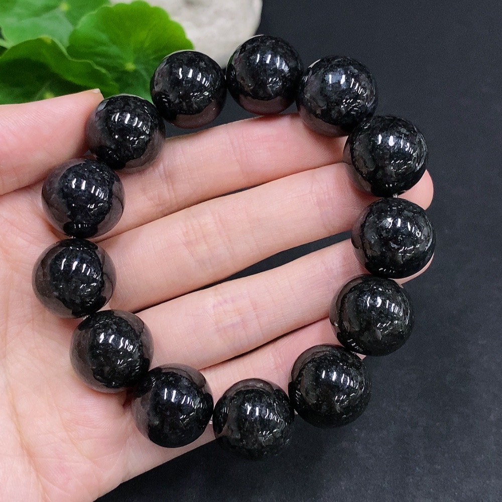 F33940674 Jadeite bracelet, total weight about 107.6g, size approx. 16.8mm
