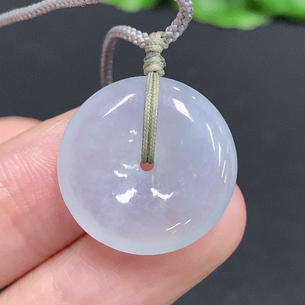 F30490315 Jadeite Safety Buckle Total Weight Including Rope Approx. 4.9g