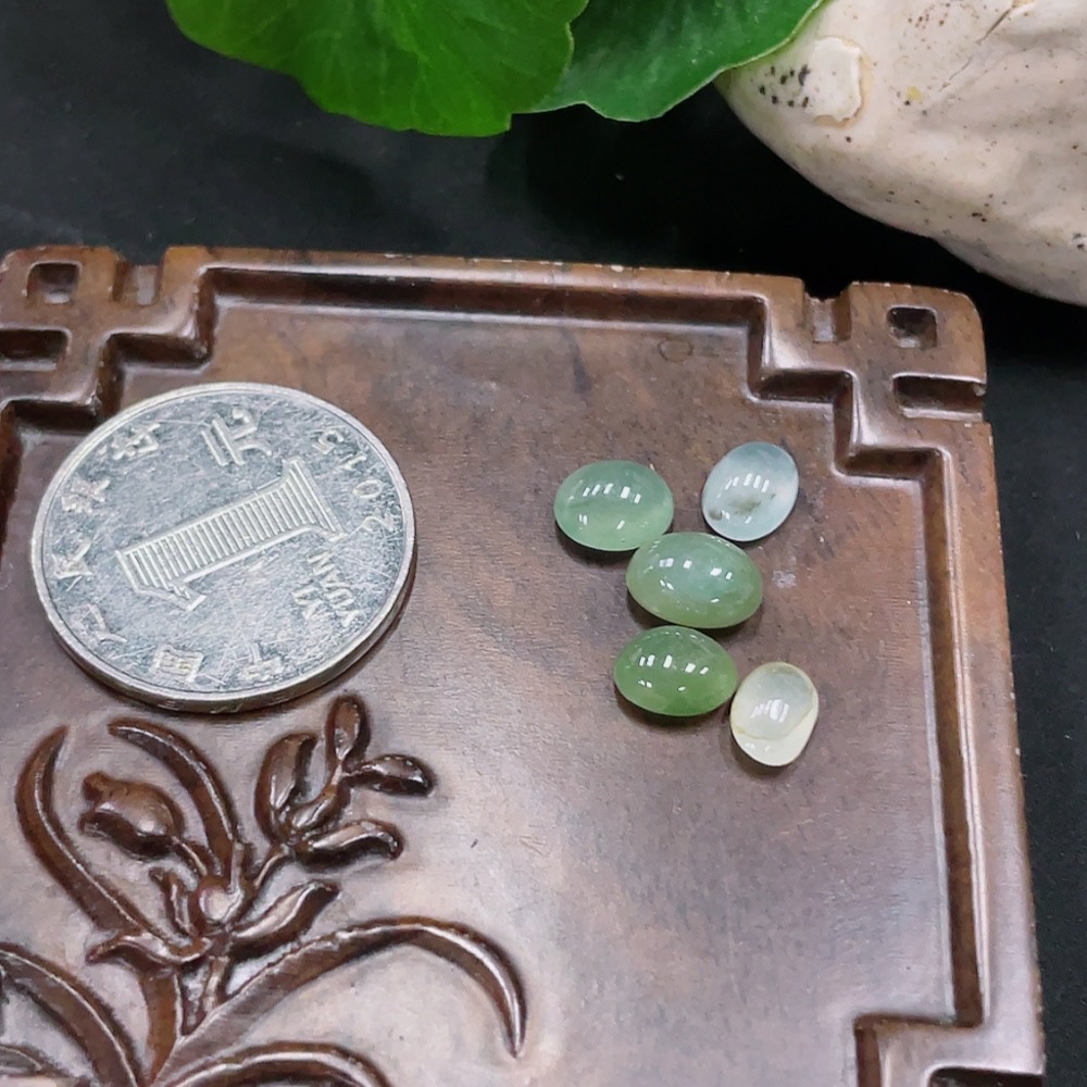 F34012351 Jadeite Cabochon Lot