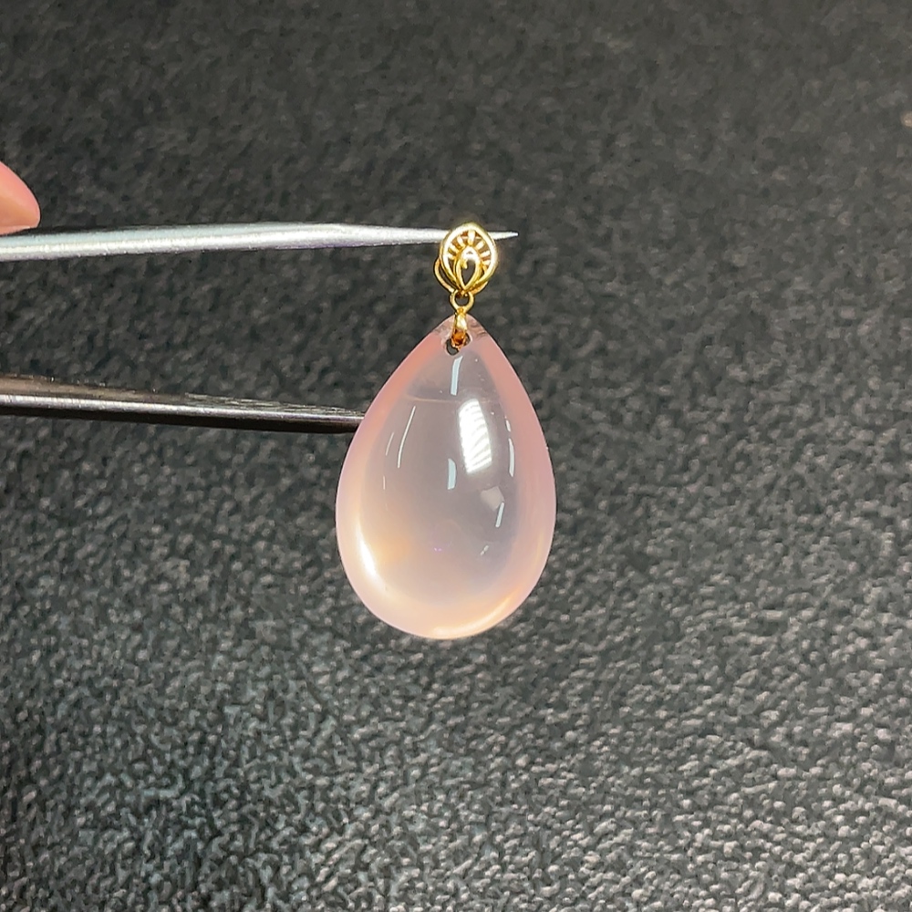 C33871376 Crystal Pendant 18K Gold Total Weight Approx. 3.62g