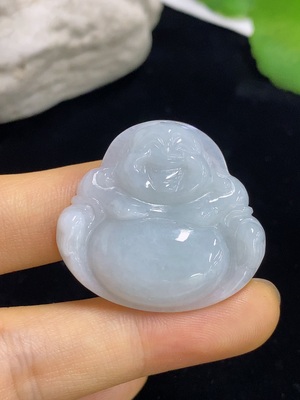 F46564357 翡翠佛公挂件 货品总重约8.58g