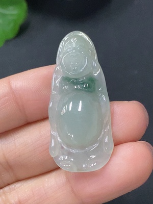 F35116977 Jadeite Pendant Buddha, Total Weight Approx. 4.3g